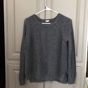 medium gray sweater